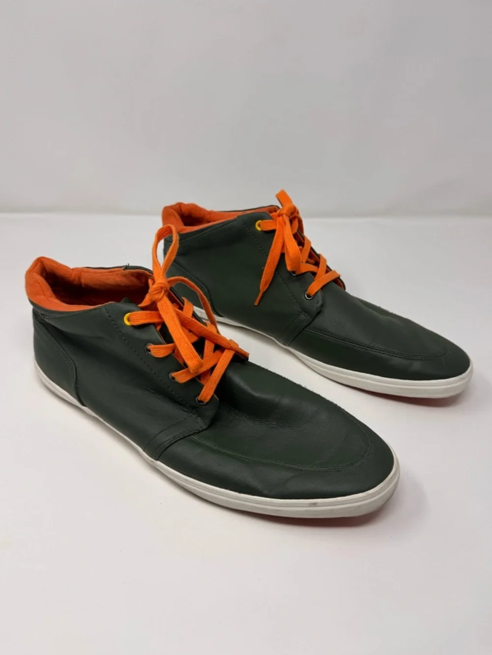 Aldo‎ dress shoes size 13, green orange, sneaker, casual, modern